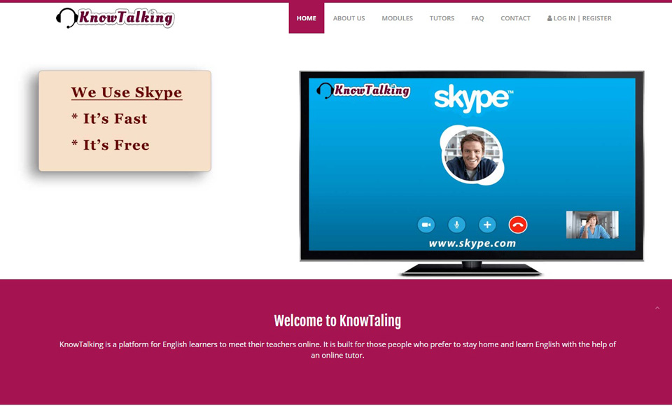 Portfolio Web Application Development project - Online Language Learning
