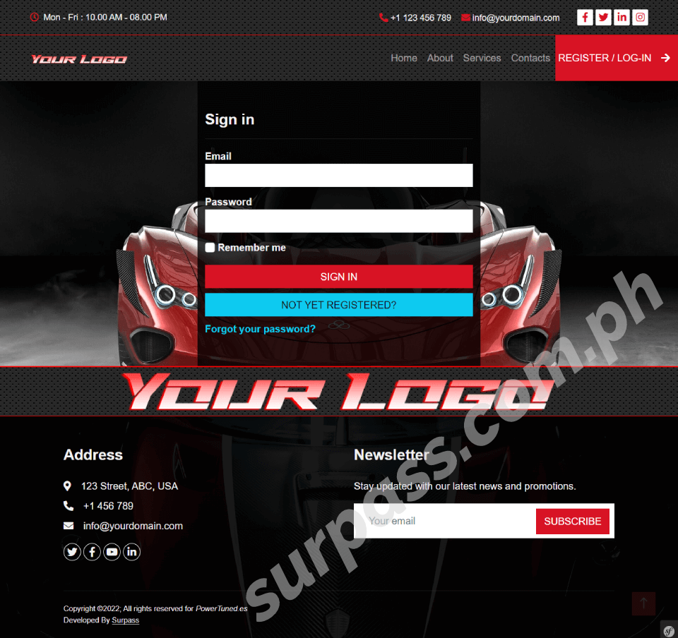 Portfolio Web Application Development project - Car ECU Tuning
