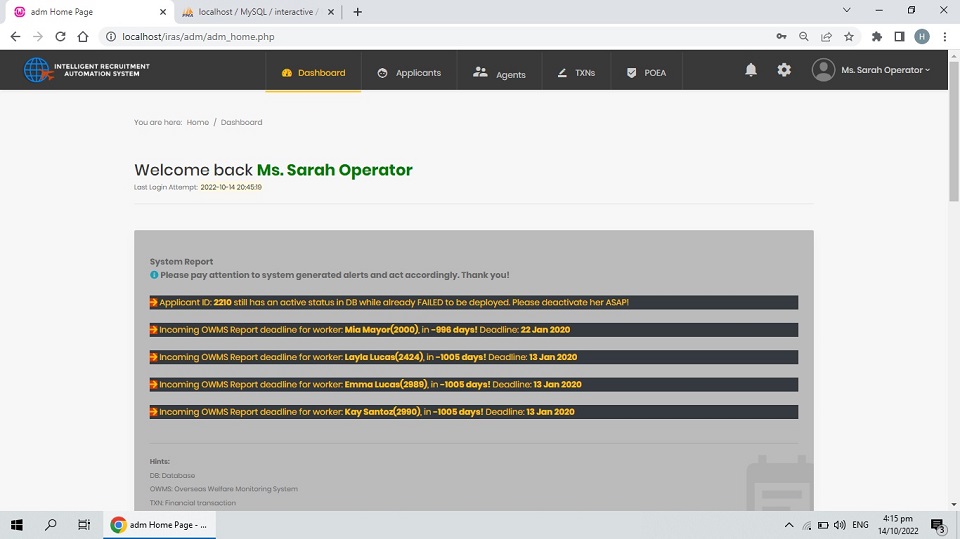 Portfolio Web Application Development project Le Masseuse